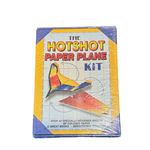 The Hotshot Paper Plane Kit Step by Step Instructions NWT